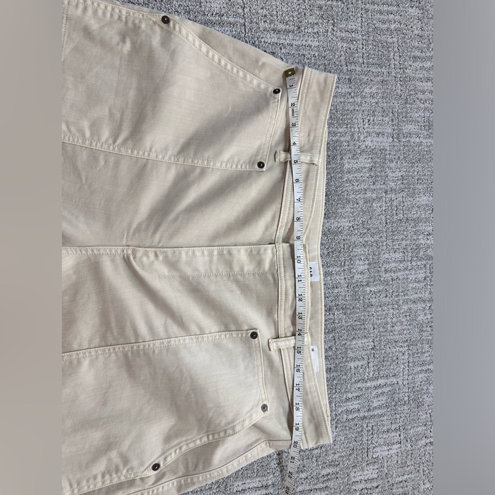 Barrel Khaki Women’s Cream Pants | Size 20 | Cotton/ Spandex - Picture 6 of 14